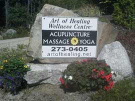 Art of Healing Wellness Sign